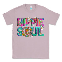 Lilac hippie soul with tie dye and flowers Classic Tee - Artiststas