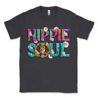 Smoke hippie soul with tie dye and flowers Classic Tee - Artiststas