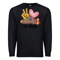 Black peace love 5th grade Premium Sweatshirt - JahusDesignShop