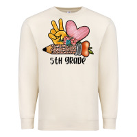 Sandshell peace love 5th grade Premium Sweatshirt - JahusDesignShop
