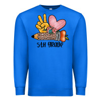 True Royal peace love 5th grade Premium Sweatshirt - JahusDesignShop