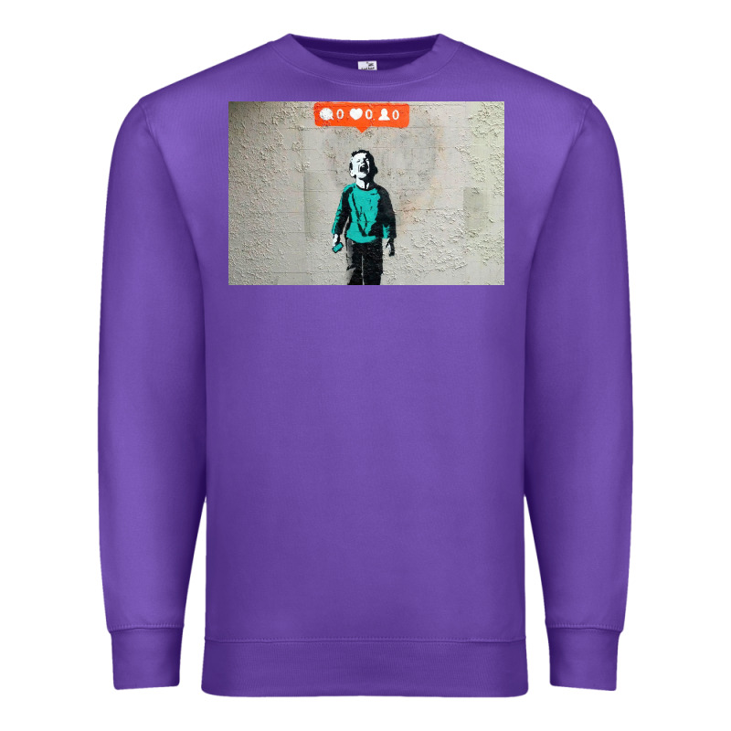 Banksy Nobody Likes Me Boy Premium Sweatshirt by linhVisuals | Teevron