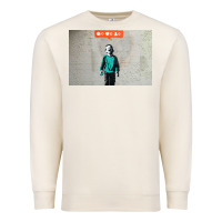 Sandshell banksy nobody likes me boy Premium Sweatshirt - linhVisuals