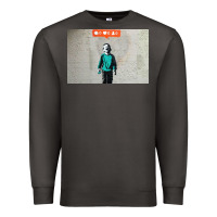 Smoke banksy nobody likes me boy Premium Sweatshirt - linhVisuals