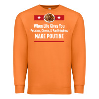 Carrot canada poutine quebec recipe french Premium Sweatshirt - linhVisuals