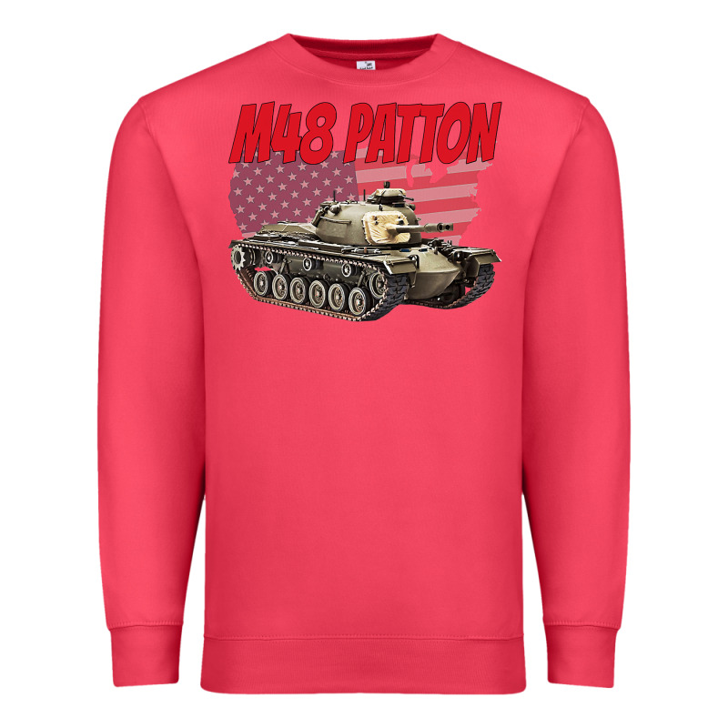 Cold War Battle Tank M48 Patton Gamer Premium Sweatshirt by linhVisuals | Teevron