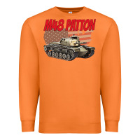 Carrot cold war battle tank m48 patton gamer Premium Sweatshirt - linhVisuals