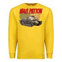Lemon cold war battle tank m48 patton gamer Premium Sweatshirt - linhVisuals