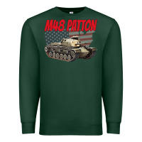Sports Green cold war battle tank m48 patton gamer Premium Sweatshirt - linhVisuals
