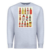 Heather Grey hot sauce Premium Sweatshirt - linhVisuals