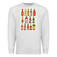 Oatmeal Heather hot sauce Premium Sweatshirt - linhVisuals