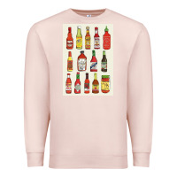 Pale Pink hot sauce Premium Sweatshirt - linhVisuals