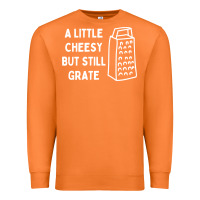 Carrot Cheesy But Still Grate Funny Pun Premium Sweatshirt - linhVisuals