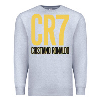 Heather Grey CR7 Cristiano Rocnaldo Portugal Premium Sweatshirt - linhVisuals