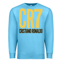Ocean Blue CR7 Cristiano Rocnaldo Portugal Premium Sweatshirt - linhVisuals