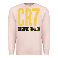 Pale Pink CR7 Cristiano Rocnaldo Portugal Premium Sweatshirt - linhVisuals
