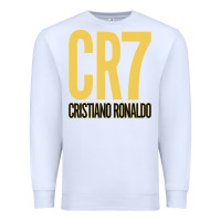 White CR7 Cristiano Rocnaldo Portugal Premium Sweatshirt - linhVisuals