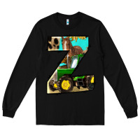 Black farm life alphabet lowercase letters z Long Sleeve Tee - BundleAndBundleShop