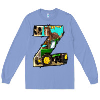 Farm Life Alphabet Lowercase Letters Z Long Sleeve Tee | Teevron