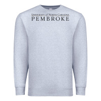 Heather Grey University of North Carolin Pembroke Premium Sweatshirt - linhVisuals