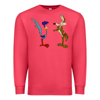 Cardinal coyote and the road runner Premium Sweatshirt - linhVisuals