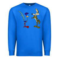 True Royal coyote and the road runner Premium Sweatshirt - linhVisuals