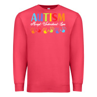 Cardinal autism t  shirt accept understand love autism awareness t  shirt Premium Sweatshirt - linhVisuals
