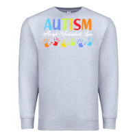 Heather Grey autism t  shirt accept understand love autism awareness t  shirt Premium Sweatshirt - linhVisuals