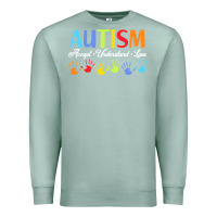 Seafoam autism t  shirt accept understand love autism awareness t  shirt Premium Sweatshirt - linhVisuals