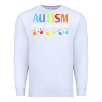 White autism t  shirt accept understand love autism awareness t  shirt Premium Sweatshirt - linhVisuals