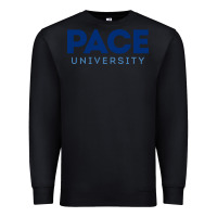 Black Pace University Premium Sweatshirt - linhVisuals