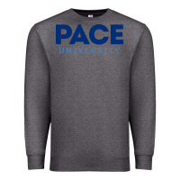 Charcoal Heather Pace University Premium Sweatshirt - linhVisuals