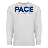 Dove Grey Pace University Premium Sweatshirt - linhVisuals