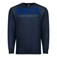 Navy Pace University Premium Sweatshirt - linhVisuals