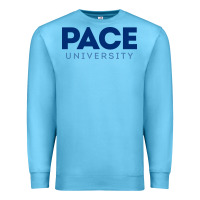 Ocean Blue Pace University Premium Sweatshirt - linhVisuals
