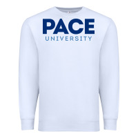 White Pace University Premium Sweatshirt - linhVisuals