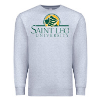 Heather Grey Saint Leo University Premium Sweatshirt - linhVisuals