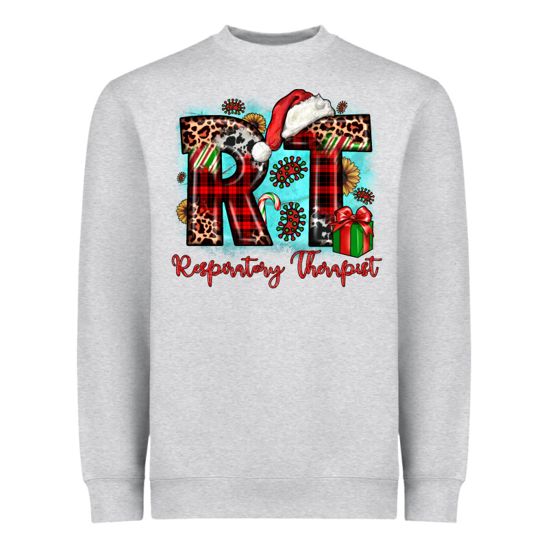 Christmas Rt Respiratory Therapist Heavyweight Sweatshirt by JahusDesignShop | Teevron