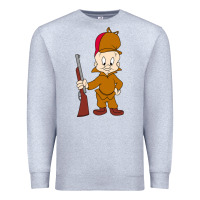 Heather Grey elmer fudd Premium Sweatshirt - linhVisuals