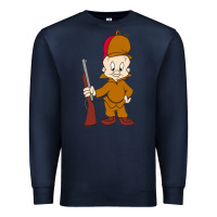 Navy elmer fudd Premium Sweatshirt - linhVisuals