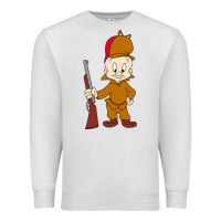 Oatmeal Heather elmer fudd Premium Sweatshirt - linhVisuals