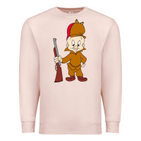 Pale Pink elmer fudd Premium Sweatshirt - linhVisuals