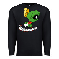 Black marvin the martian Premium Sweatshirt - linhVisuals