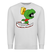 Dove Grey marvin the martian Premium Sweatshirt - linhVisuals