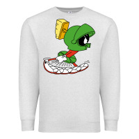 Oatmeal Heather marvin the martian Premium Sweatshirt - linhVisuals