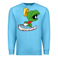 Ocean Blue marvin the martian Premium Sweatshirt - linhVisuals