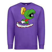 Purple marvin the martian Premium Sweatshirt - linhVisuals