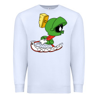 White marvin the martian Premium Sweatshirt - linhVisuals