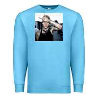 Ocean Blue Mgk Premium Sweatshirt - linhVisuals