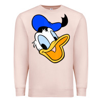 Pale Pink donal duck Premium Sweatshirt - linhVisuals